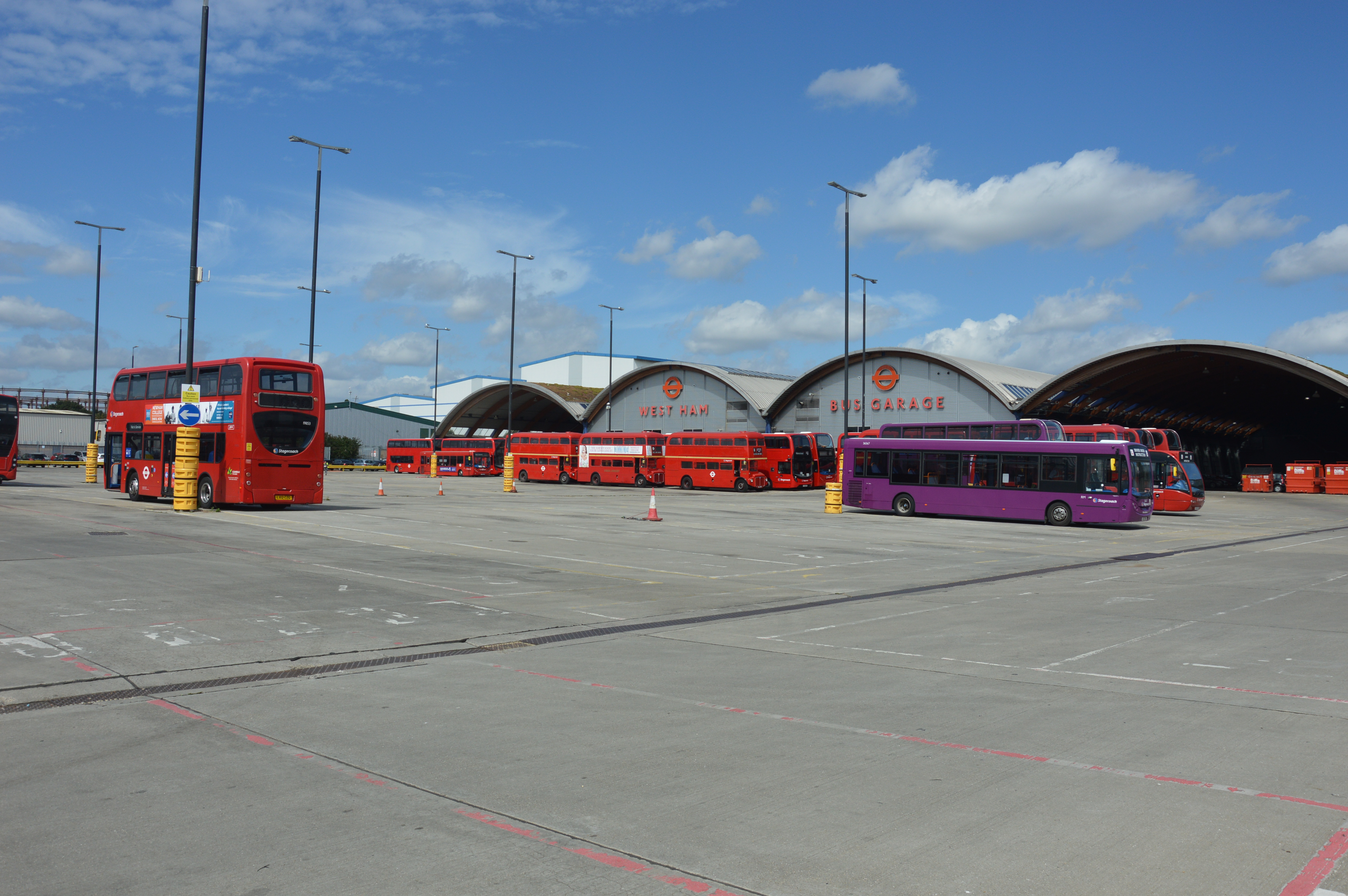 West Ham bus garage electrification