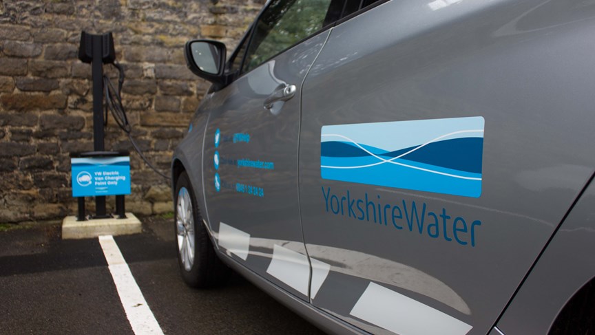 Major EV charging installation for Yorkshire Water