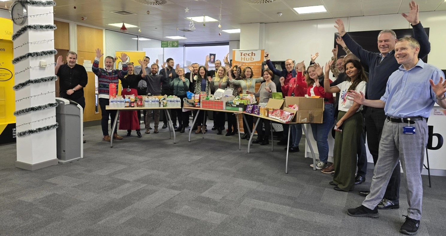 Food bank collection brought glad tidings for Crawley Open House